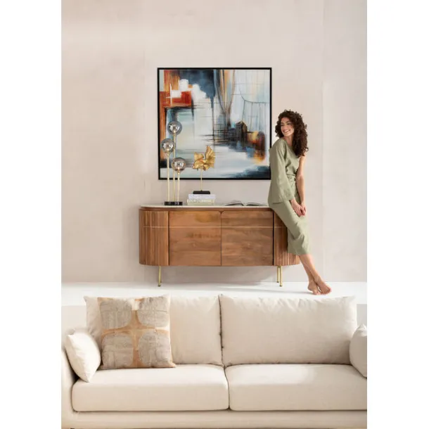 framed_picture_visione_fr_1.webp Fashion KARE Design Framed Picture Visione Front 100x100cm