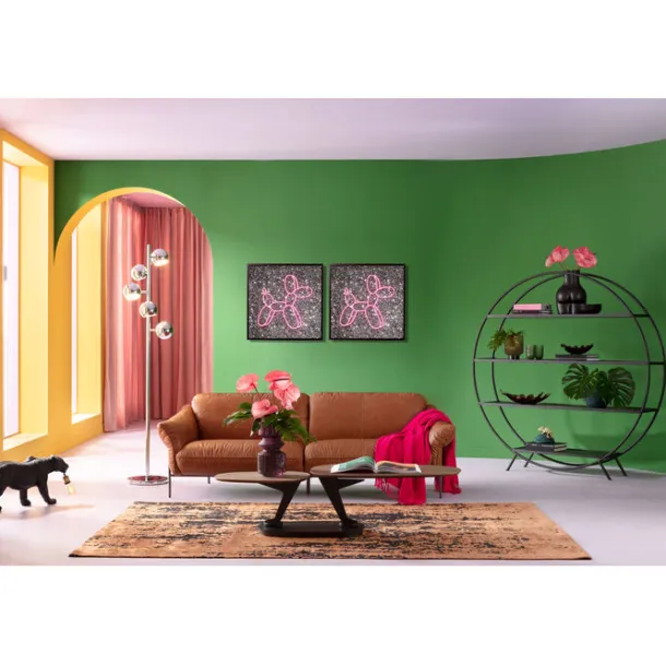 glass_picture_balloon_dog_1.webp New KARE Design Glass Picture Balloon Dog LED 80x80cm