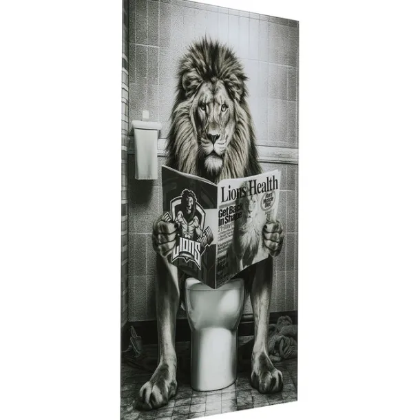 glass_picture_bath_lion_x_1.webp Hot KARE Design Glass Picture Bath Lion 60x80cm