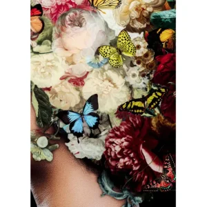 Best KARE Design Glass Picture Bunch of Flowers 150x100cm