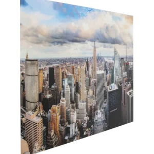 Discount KARE Design Glass Picture City View 150x100cm