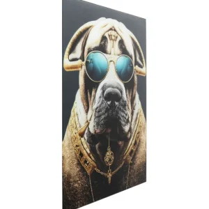 Clearance KARE Design Glass Picture Fashion Dog 60x80cm