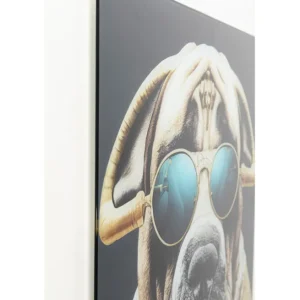 Clearance KARE Design Glass Picture Fashion Dog 60x80cm