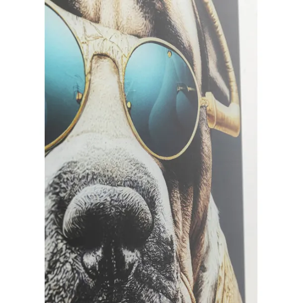 glass_picture_fashion_dog_3.webp Clearance KARE Design Glass Picture Fashion Dog 60x80cm