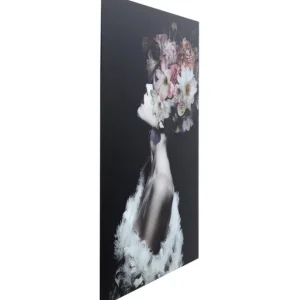 Outlet KARE Design Glass Picture Flowery Beauty 80x120cm
