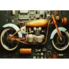 Sale KARE Design Glass Picture Garage Motorbike 60x80cm
