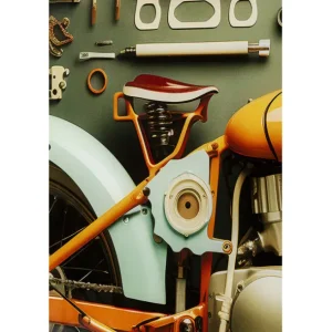 Sale KARE Design Glass Picture Garage Motorbike 60x80cm