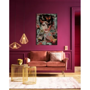 Sale KARE Design Glass Picture Lady Butterfly 100x150cm