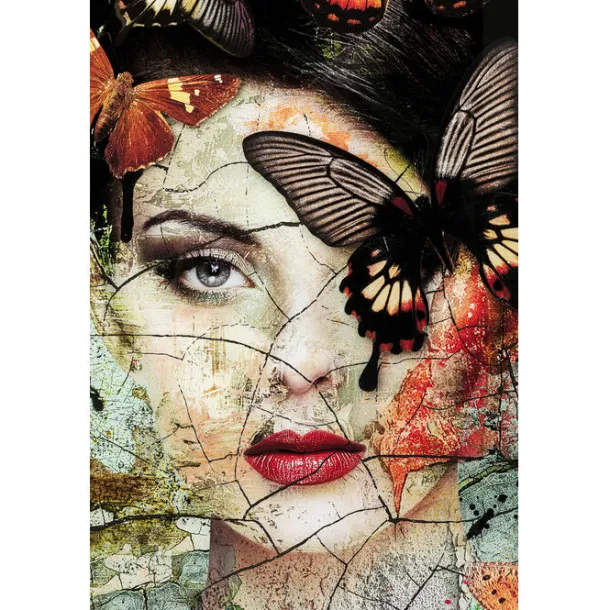 glass_picture_lady_butter_4.webp Sale KARE Design Glass Picture Lady Butterfly 100x150cm