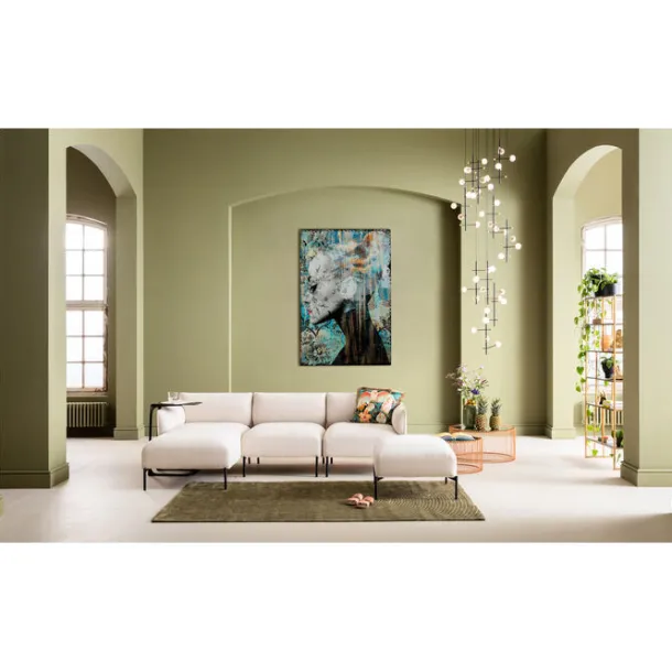 glass_picture_lady_flower_1.webp Outlet KARE Design Glass Picture Lady Flower 100x150cm