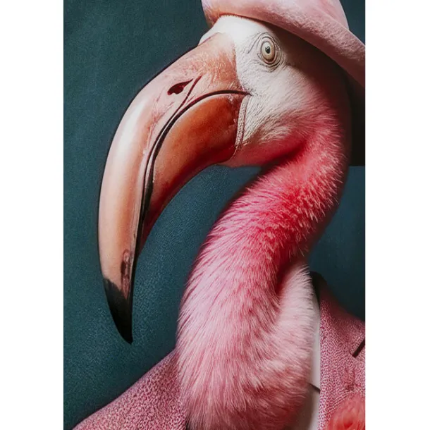 glass_picture_mister_flam_4.webp Outlet KARE Design Glass Picture Mister Flamingo 120x160cm