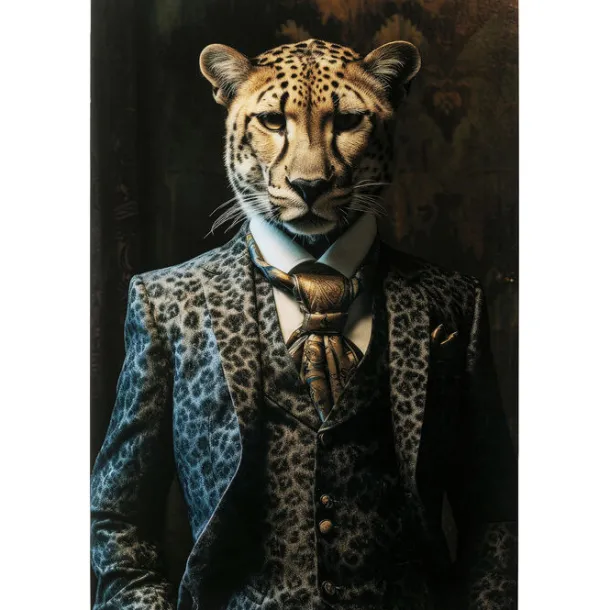 glass_picture_mister_leo__0.webp Discount KARE Design Glass Picture Mister Leo 100x150cm