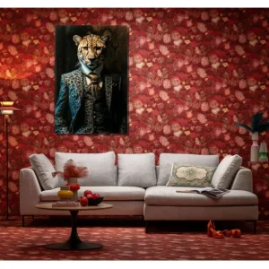 Discount KARE Design Glass Picture Mister Leo 100x150cm