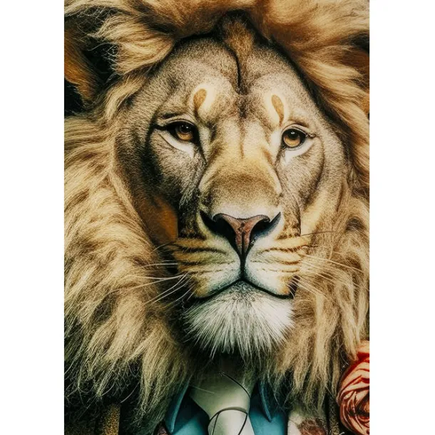 glass_picture_mister_lion_5.webp Online KARE Design Glass Picture Mister Lion 150x100cm