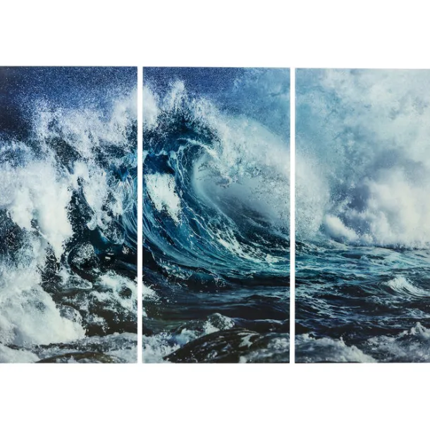glass_picture_triptychon__0.webp Hot KARE Design Glass Picture Triptychon Wave (3/Set)