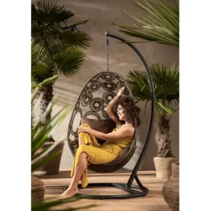 Fashion KARE Design Hanging Chair Ibiza Brown