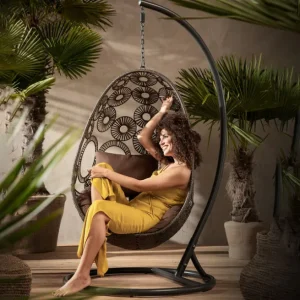 Fashion KARE Design Hanging Chair Ibiza Brown