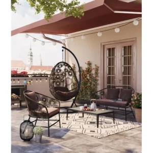 Fashion KARE Design Hanging Chair Ibiza Brown