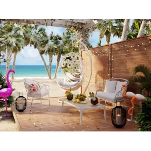 Sale KARE Design Hanging Chair Ibiza White