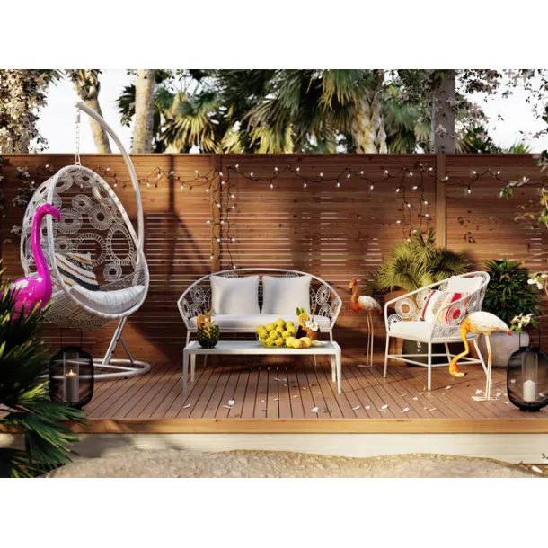 hanging_chair_ibiza_white_2.webp Sale KARE Design Hanging Chair Ibiza White