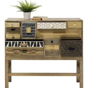 Online KARE Design Highboard Chalet Gold 13 Drawers