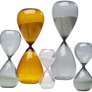 New KARE Design Hourglass Timer Clear 17cm