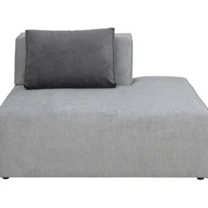 Fashion KARE Design Infinity Ottomane Semi Elements Grey Right