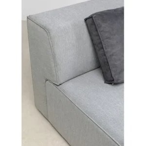Fashion KARE Design Infinity Ottomane Semi Elements Grey Right