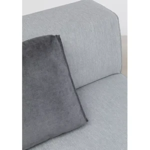 Fashion KARE Design Infinity Ottomane Semi Elements Grey Right