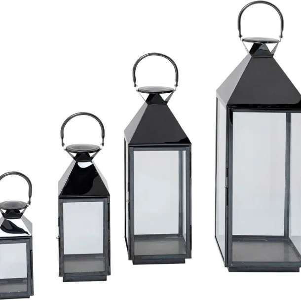 lantern_giardino_black_se_6.webp Clearance KARE Design Lantern Giardino Black (4/Set)