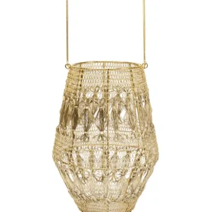 Fashion KARE Design Lantern Hayat Brass 33cm