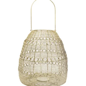 Fashion KARE Design Lantern Hayat Cone Brass 37cm
