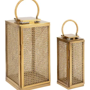 Clearance KARE Design Lantern Palazzo Vita Brass (2/Set)