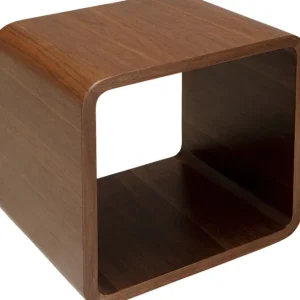 Fashion KARE Design Lounge Cube MDF Walnut