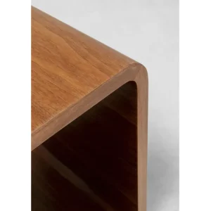Fashion KARE Design Lounge Cube MDF Walnut