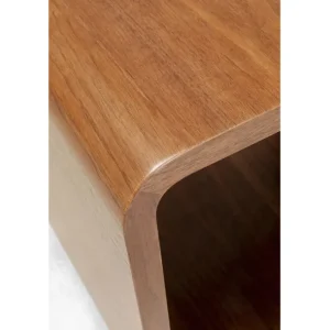 Fashion KARE Design Lounge Cube MDF Walnut