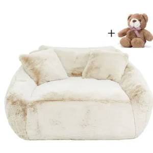 Best KARE Design Loveseat Mika Cream 156cm (4-part)