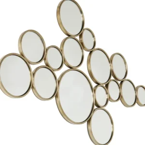 Online KARE Design Mirror Bubbles Brass 138x93cm