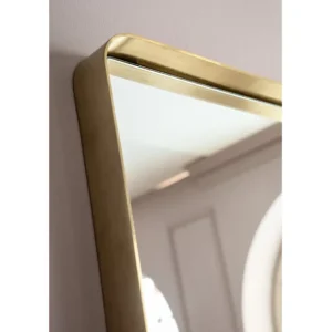 Clearance KARE Design Mirror Curve Brass 70x200cm