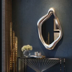 Fashion KARE Design Mirror Hologram Silver 119x76cm