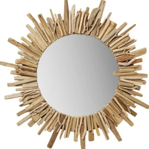Clearance KARE Design Mirror Legno Ø82cm