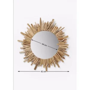 Clearance KARE Design Mirror Legno Ø82cm