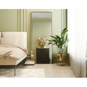 Hot KARE Design Mirror Ombra Soft Black 200x80cm