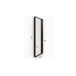 Sale KARE Design Mirror Ombra Soft Black 120x60cm