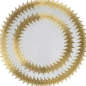 Outlet KARE Design Mirror Solare Gold Ø132cm