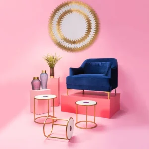 Outlet KARE Design Mirror Solare Gold Ø132cm