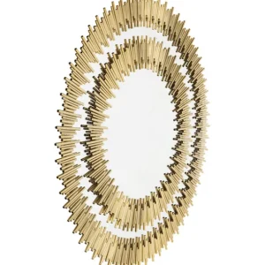 Outlet KARE Design Mirror Solare Gold Ø132cm
