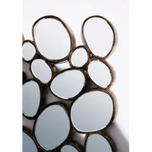 New KARE Design Mirror Water Drops Copper 135x78