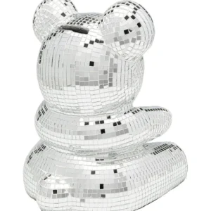 Hot KARE Design Money Box Bear Disco 21cm
