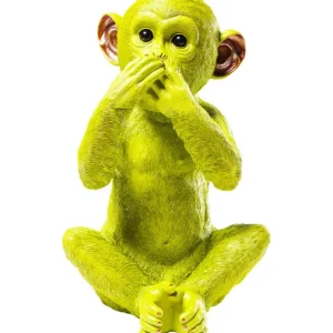 Outlet KARE Design Money Box Monkey Iwazaru Lime